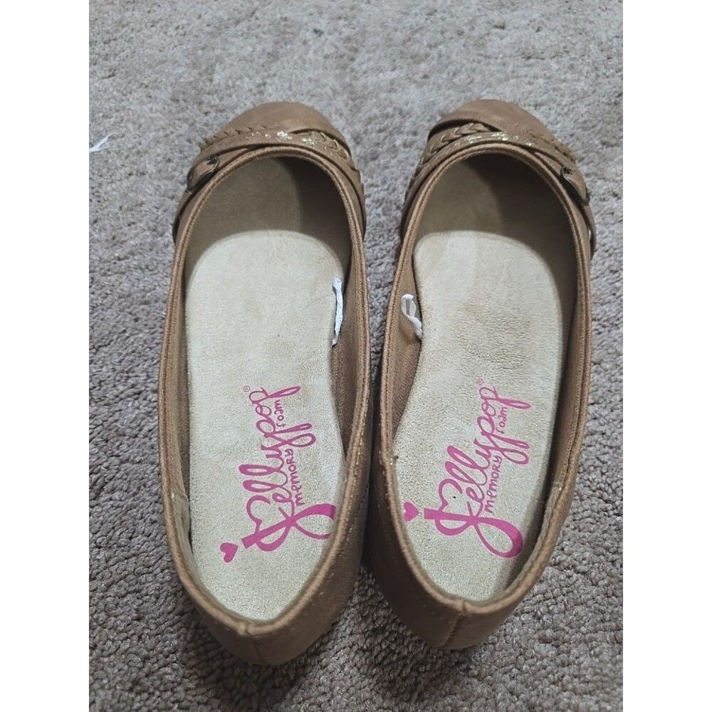Jellypop Women's Memory Foam Brown Ember Slip-On Flats Size 8 1/2 M